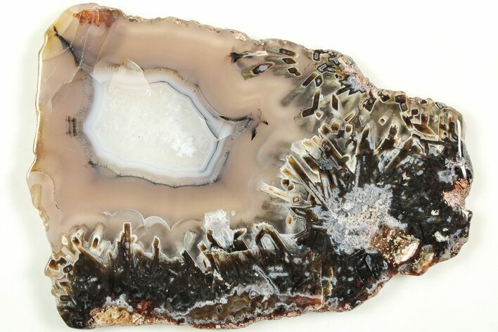 Polished Turkish Stick Agate Slab - Turkey #207928